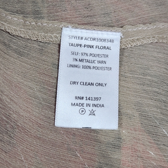 ASTR the Label Eartha Tiered Floral Open Back Long Maxi Dress XS - Picture 9 of 9